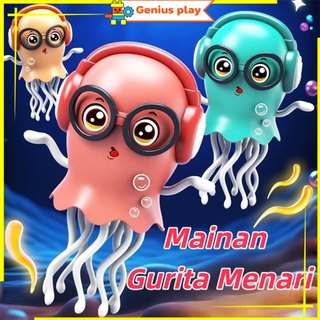 GPT Mainan Gurita Menari Musik dengan Lampu Mainan Edukasi Anak Dancing Cumi Elektrik Lucu