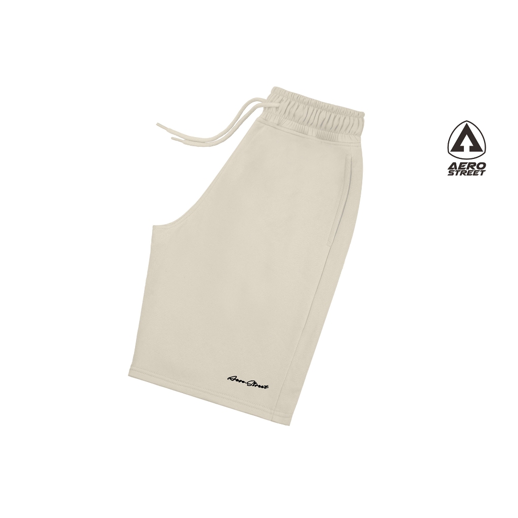 Aerostreet Jogger Shorts Madava Cream กางเกงจ็อกเกอร์ EBAAA