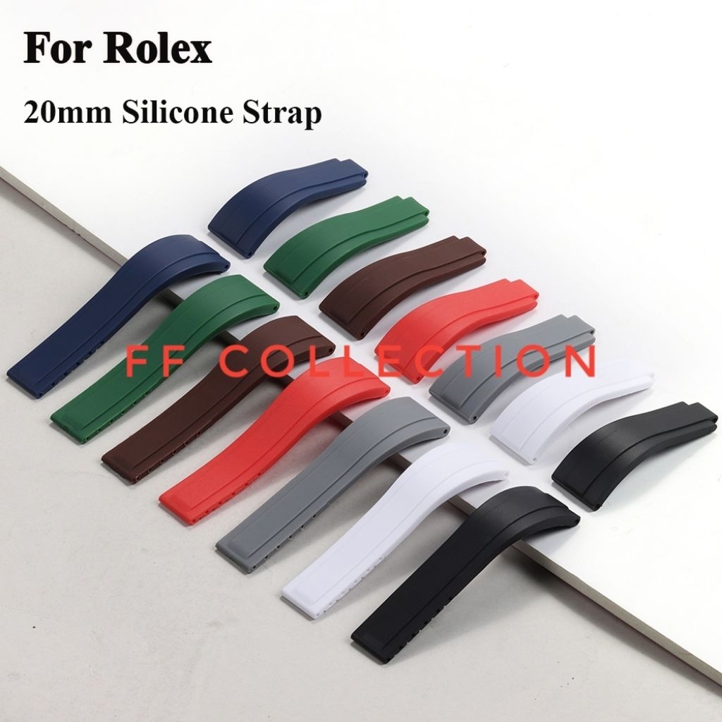 FF Strap Rolex Rubber B GMT Yatch Master Submariner 20MM Rolex Daytona Strap