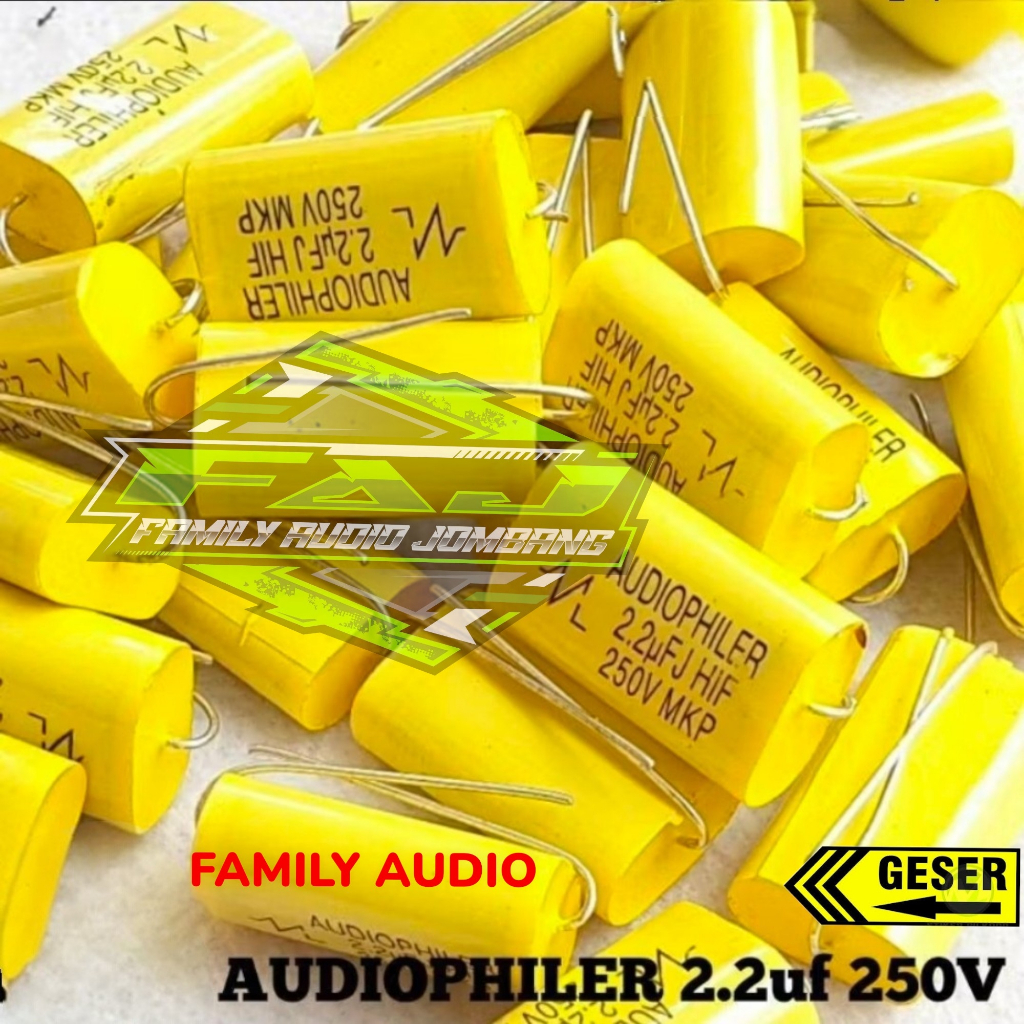 AUDIOPHILER MKP 2.2UF 3.3UF 4.7UF 250V ความต้านทานทวีตเตอร์