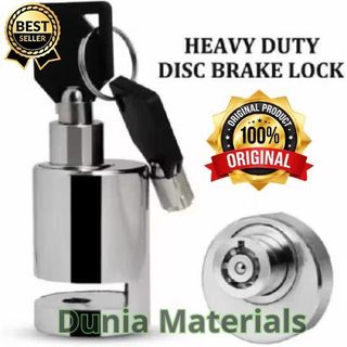 Kunci Gembok Cakram Sepeda Motor Kunci Cakram Motor Lock Disc Brake Baja Universal