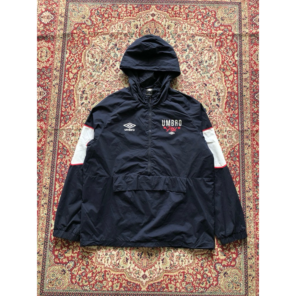 UM BRO anorak เสื้อแจ็คเก็ต Vintage um brow holigan anorak i156