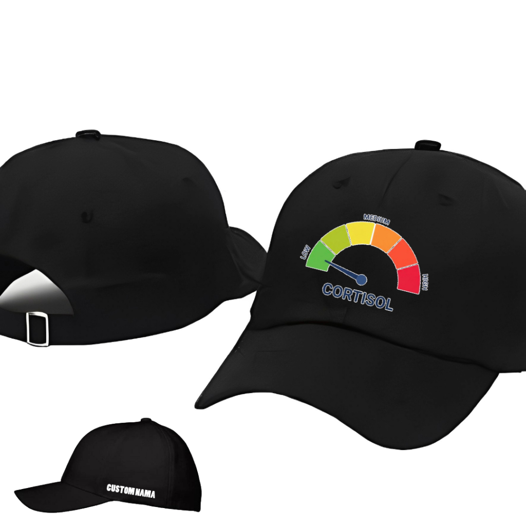 RAFEL MEME LOW CORTISOL และ HIGH CORTISOL BASEBALL CAP (CUSTOM NAME AVAILABLE)