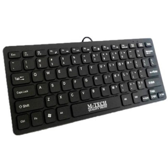 M-Tech MT-08 คีย์บอร์ดแบบมีสาย USB Mini มัลติมีเดีย MTech MT 08