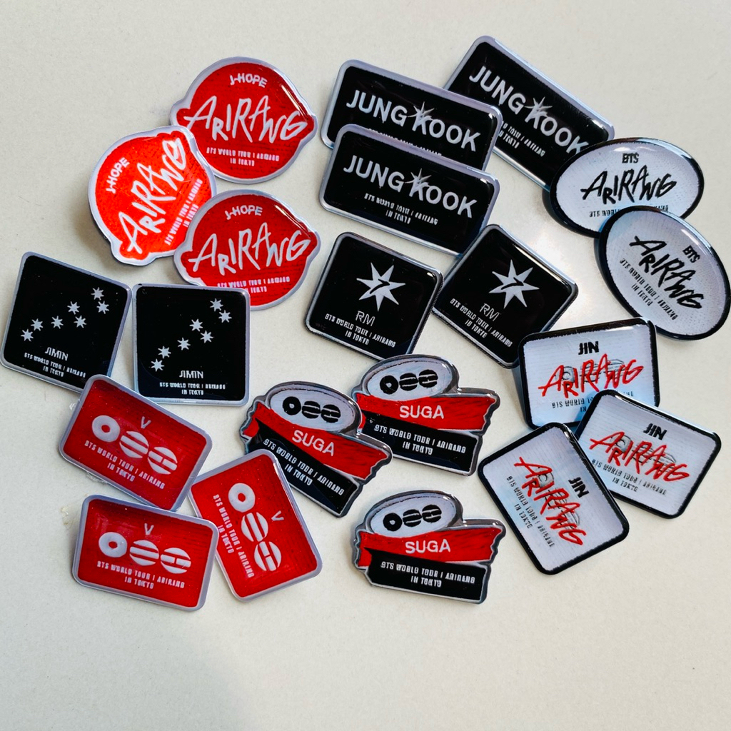 Arirang BTS เข็มกลัด สมาชิกแฟนเมด Pin
