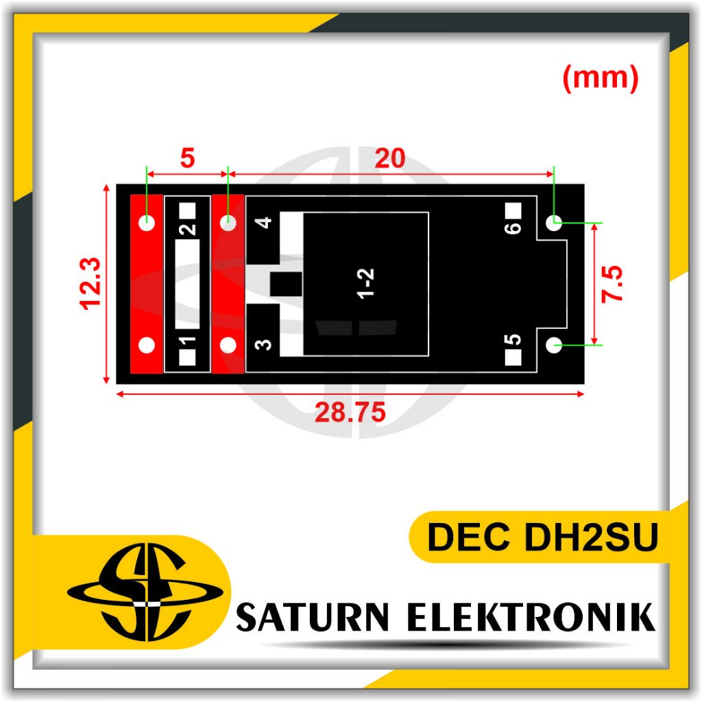 รีเลย์พาวเวอร์ DEC DH2SU 24V 2A 6Pin ราคา ถูกที่สุด ดีลบีเคเค แกลเลอรีภาพที่ 4