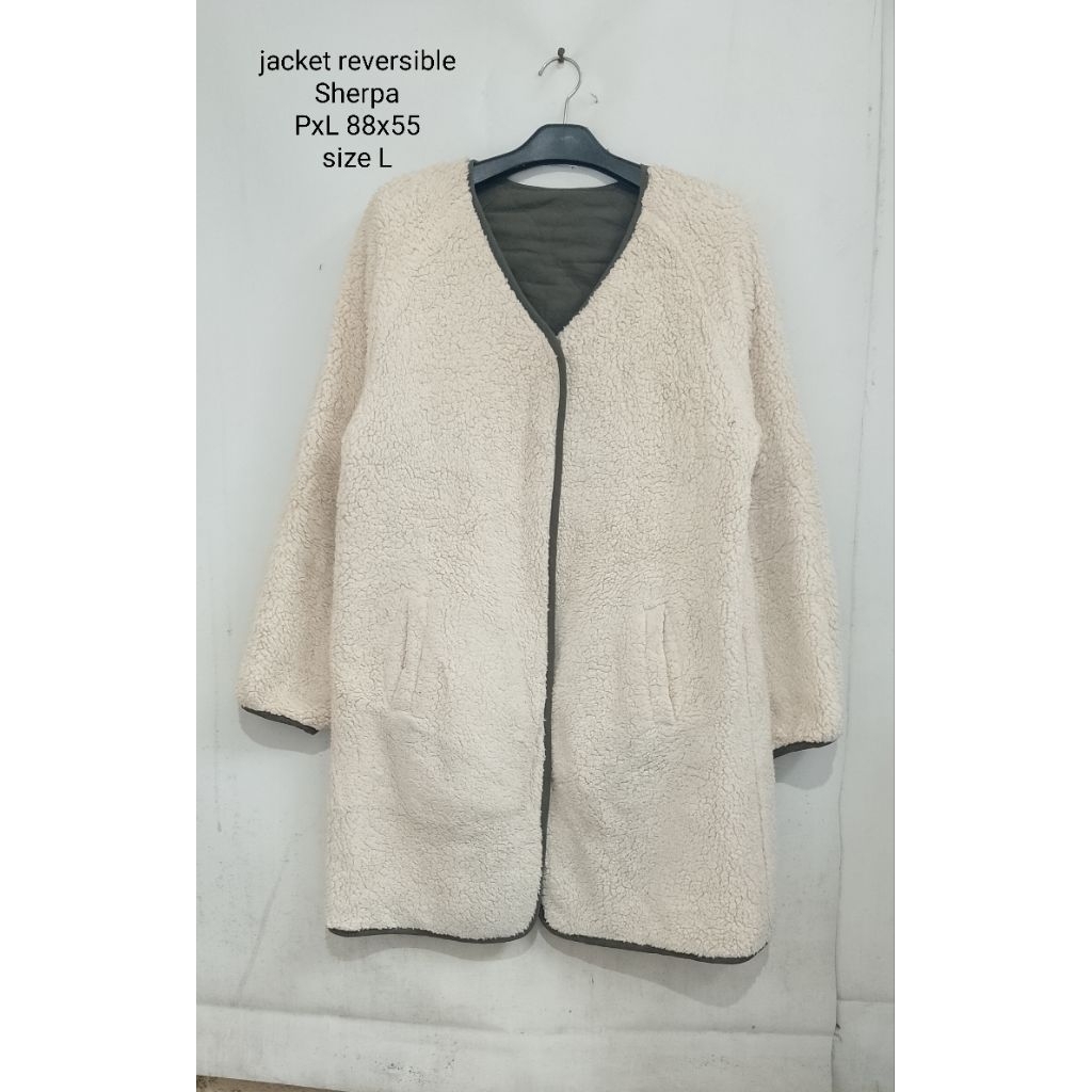 เสื้อแจ็คเก็ต REVERSIBLE SHERPA / เสื้อแจ็คเก็ต SHERPA