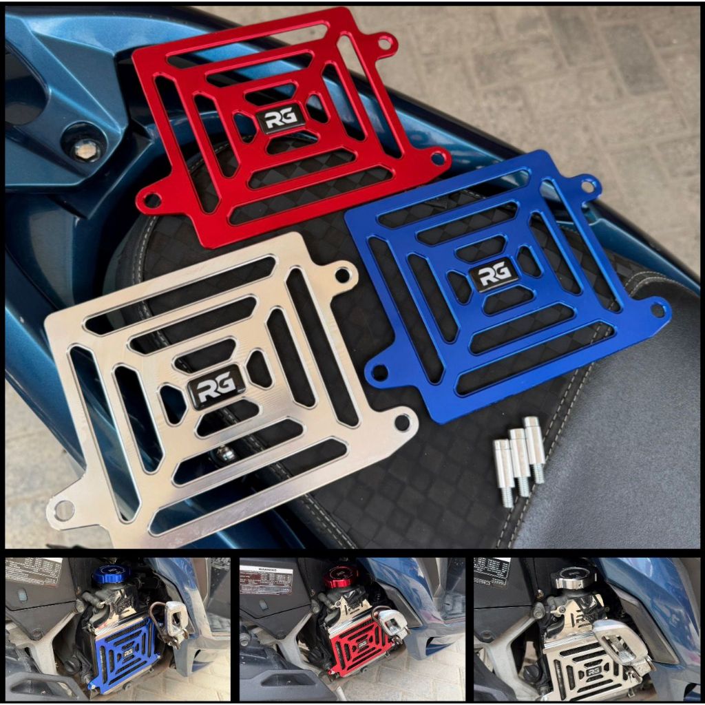 VARIO 150 PCX ADV STYLO 160 แพ็คเกจฝาครอบหม้อน้ํา + LMV_RACING STAINLESS RADIATOR ฝาครอบคอ