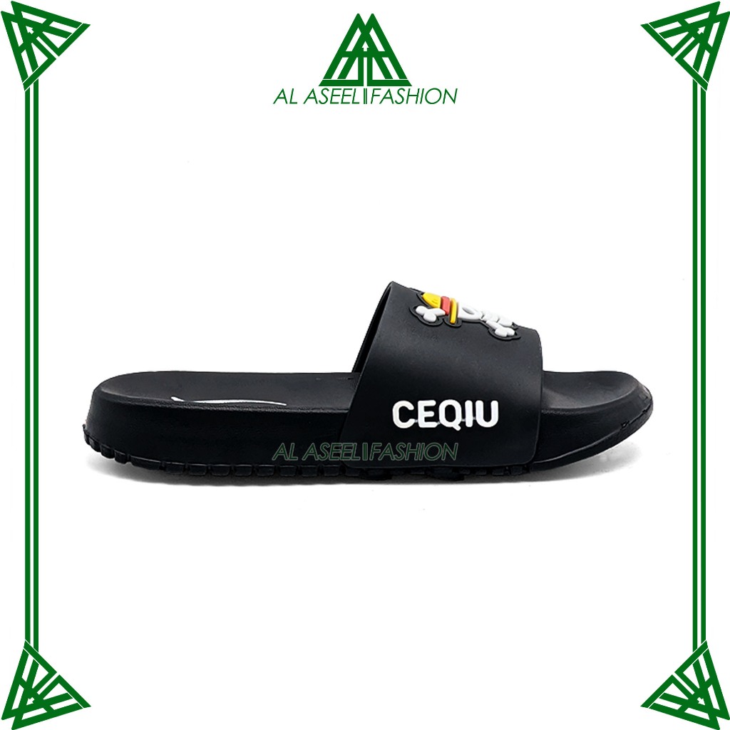 AL-AEEL FASHION MAN รุ่นสไลด์ Size 38 - 43 / Slip On Sandals / รองเท้าแตะลําลองกันลื่นสบาย / Slip On