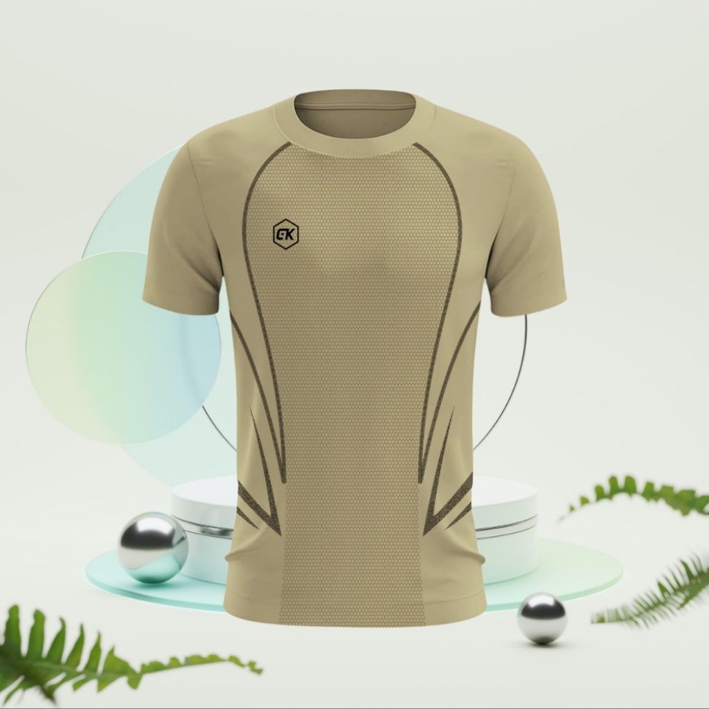 ใหม่ล่าสุดผู้ใหญ่ชุดกีฬา SLIM FIT GYM SHIRTS SHORT-SLEEVED FITNESS SHIRTS PLAIN SPORTS SHIRTS BADMIN