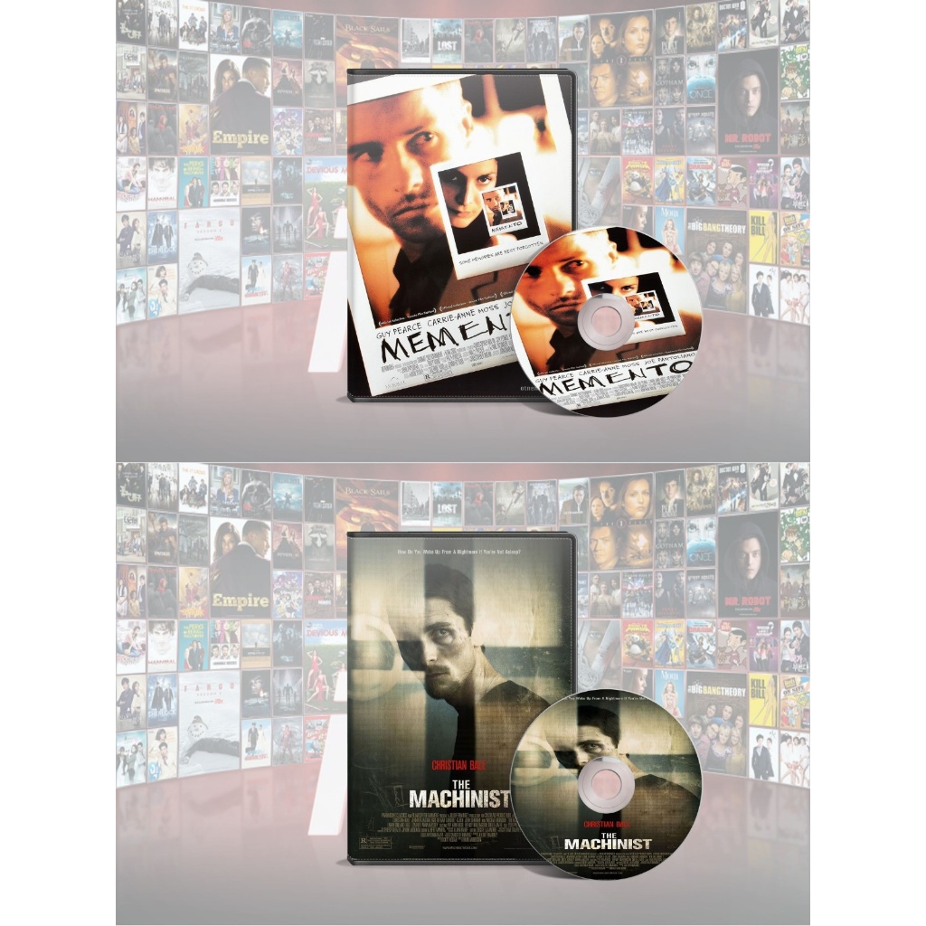 DVD Memento (2000) + DVD The Machinist (2004)