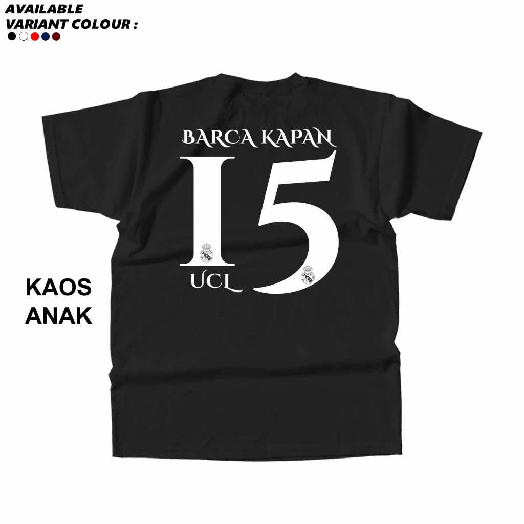 เสื้อยืด Real Madrid Barca 15 UCL