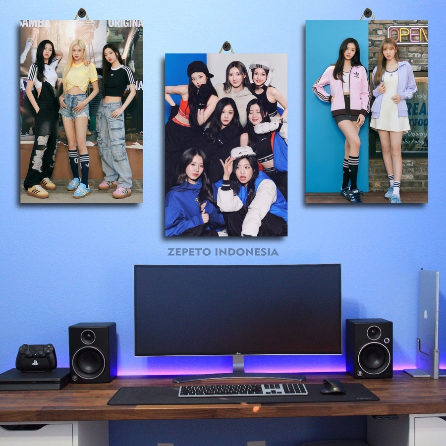 Kpop Babymonster Richa Room โปสเตอร์ติดผนัง / Zepeto อินโดนีเซีย / ตกแต่งการศึกษา / CHF|XXJFS