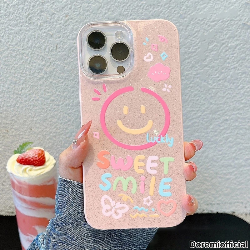PINKY SWEET SMILE + REQUEST PHOTO CASE JELLY 2 IN 1 สําหรับ XIAOMI REDMI NOTE 7 8 9 10 11 12 13 14S 