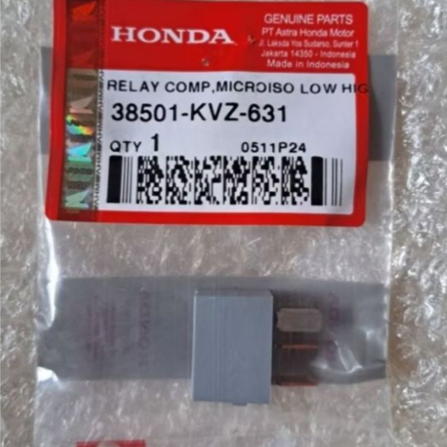 38501KVZ631 รีเลย์ Assy Power 4 Pin Honda BeAT FI 38501-KVZ-631