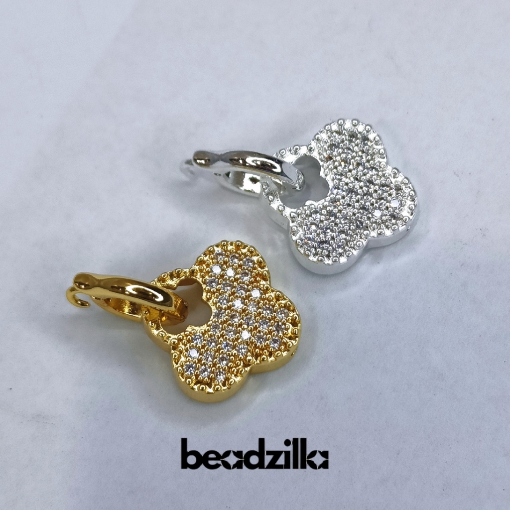 [1 ชิ้น] GF355 Van-cleef 18k Gold Filled Bracelet connector Locking Hook