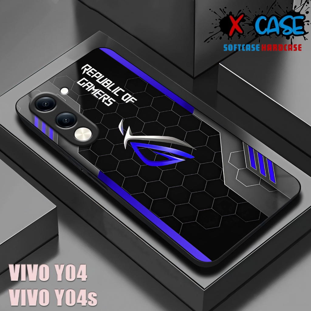 HP VIVO Y04 Softcase VIVO Y04S เคสเคลือบเงาปลอกกระจกเงาตัวป้องกันโทรศัพท์อุปกรณ์เสริมโทรศัพท์