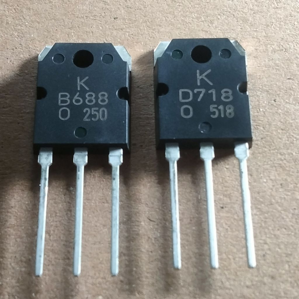 ทรานซิสเตอร์ D718 B688 หนึ่งคู่ คุณภาพอันดับหนึ่ง