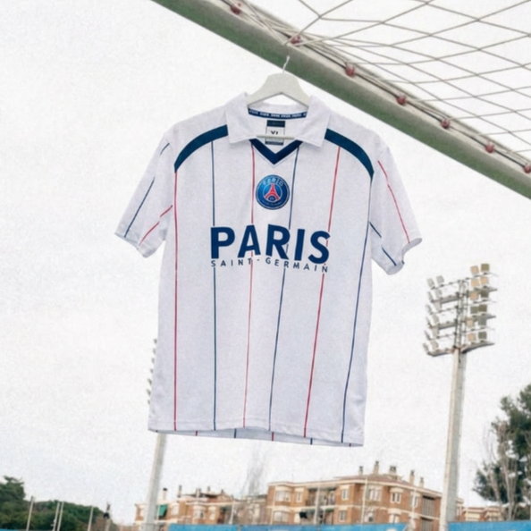 Fantasy Club PSG Away Sport Jersey Retro Vintage Motif Full Printing