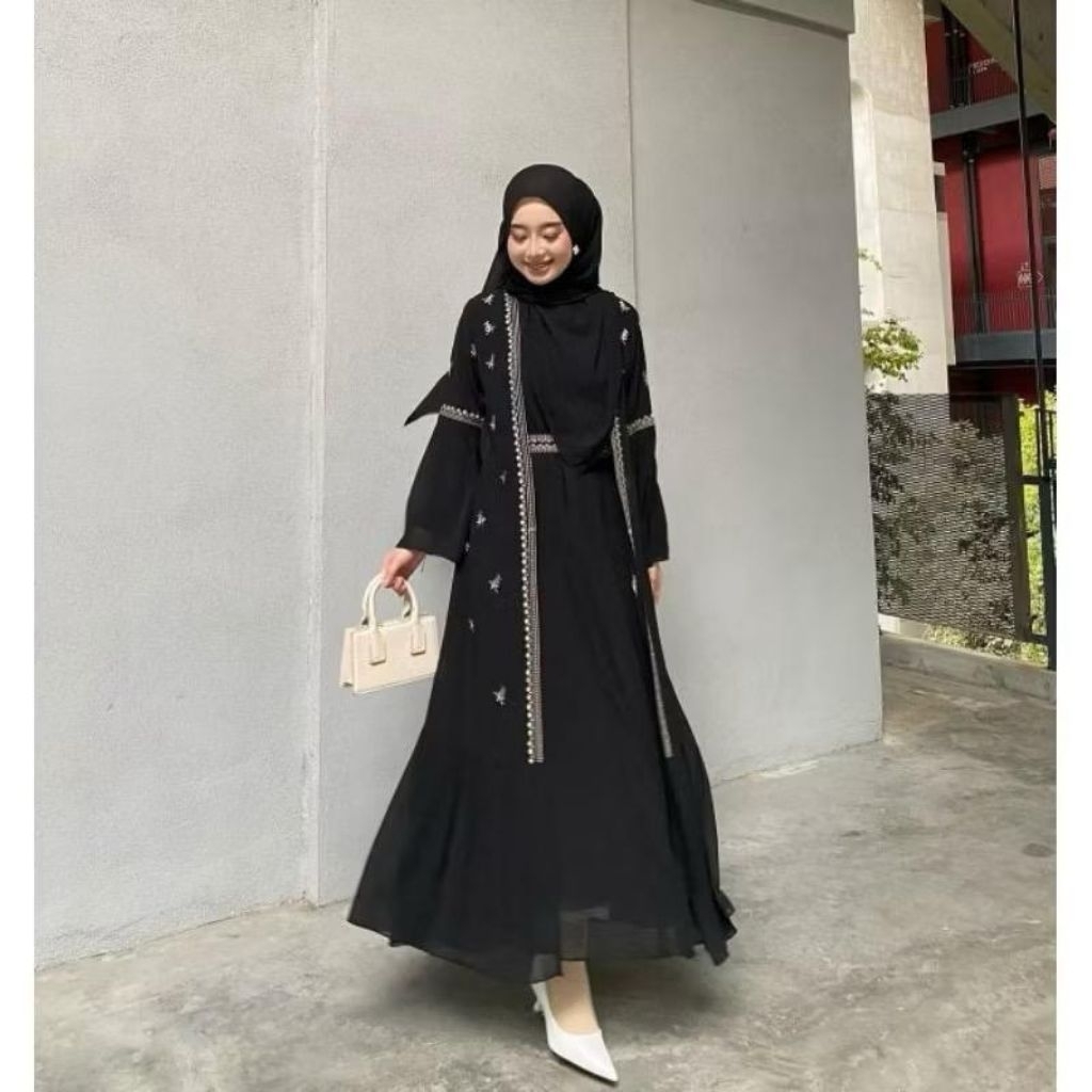 ALLKEY - ใหม่ล่าสุด ABAYA GAMIS//EMBROIDERED ABAYA GAMIS/SIMPLE ABAYA GAMIS/PLAN GAMIS/ล่าสุด ABAYA 