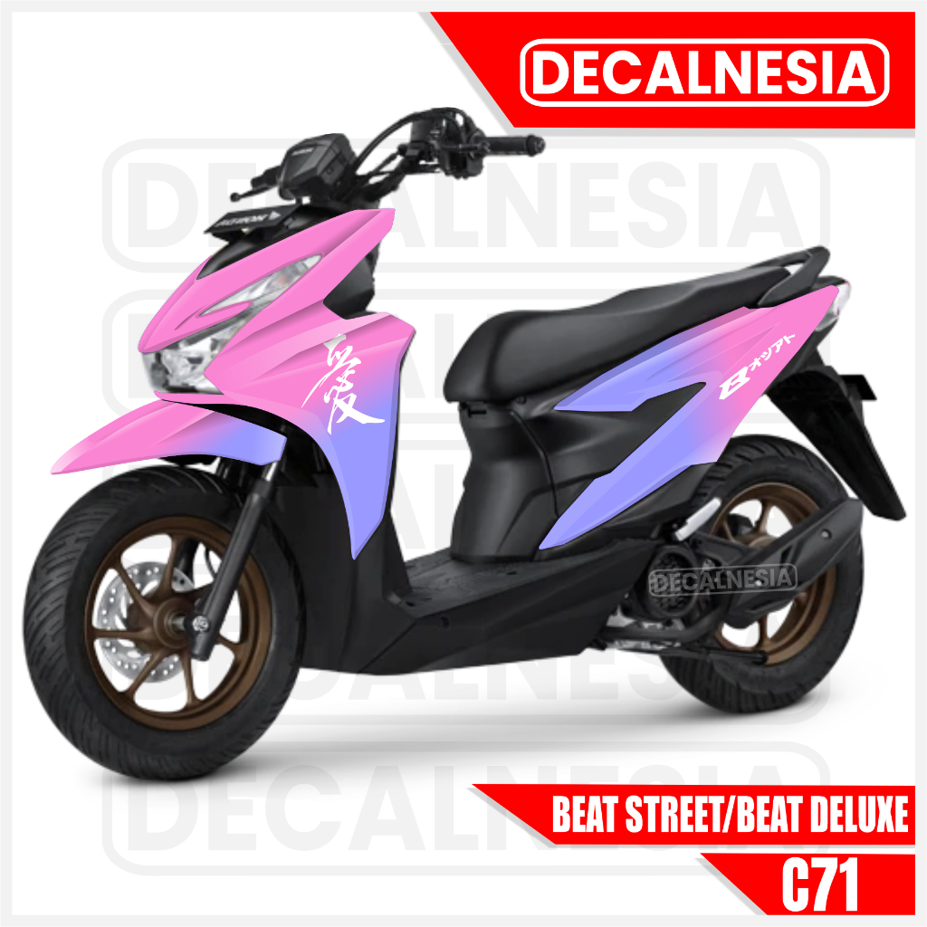 Beat Street 2025 2026 Full Body Decal สติกเกอร์สําหรับ Beat Deluxe CBS สมาร์ทคีย์,ธรรมดา Simple Raci