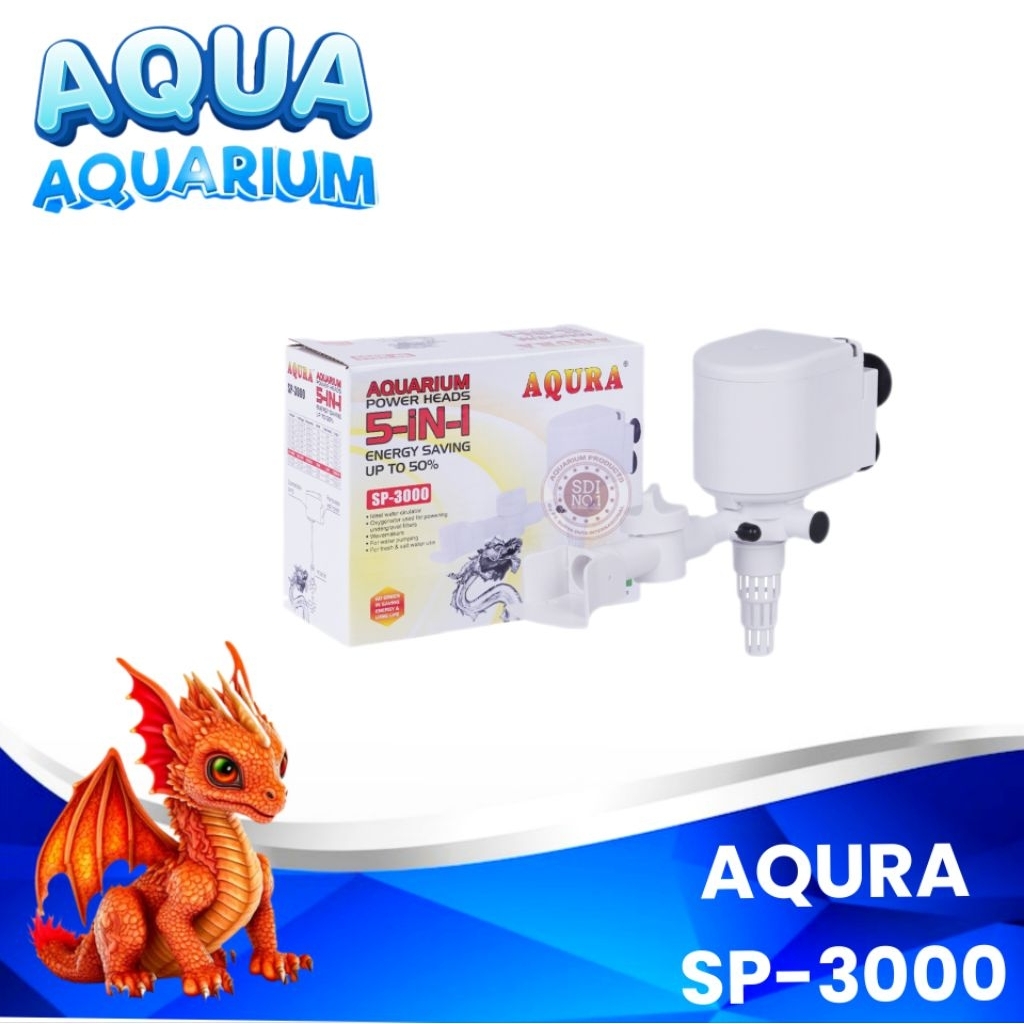 AQURA SP 3000 POWER HEAD 3000 ปั๊มน้ํา