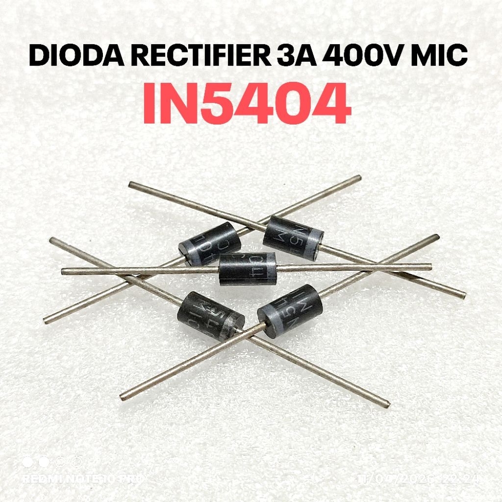 (5 ชิ้น) 3A DIEDE IN5404 IN 5404 RECIFER DIODE 1N5404 1N 5404 400V MIC