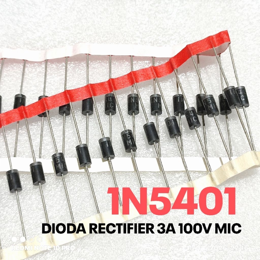 (5 ชิ้น) 3A DIEDE IN5401 IN 5401 RECIFER DIODE 1N5401 1N 5401 MIC ORIGINAL ROLL