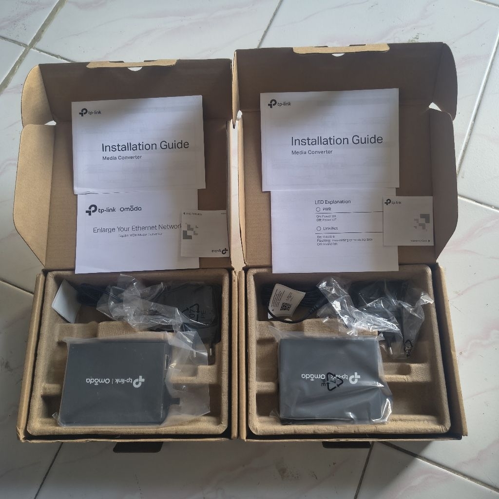 TP Link Tp-Link Omada Gigabit WDM Media Converter ไฟเบอร์ออปติกไปยัง Ethernet FC311A-1 และ FC311B-2