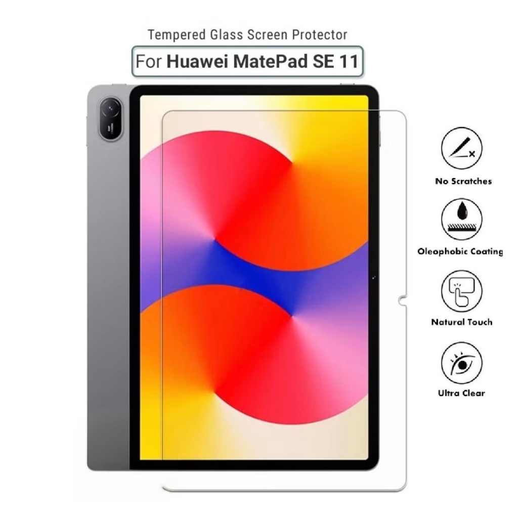 กระจกนิรภัย Huawei Matepad SE 11" นิ้ว 2024 / ป้องกันรอยขีดข่วน Huawei Matepad SE 11 / Huawei Matepa
