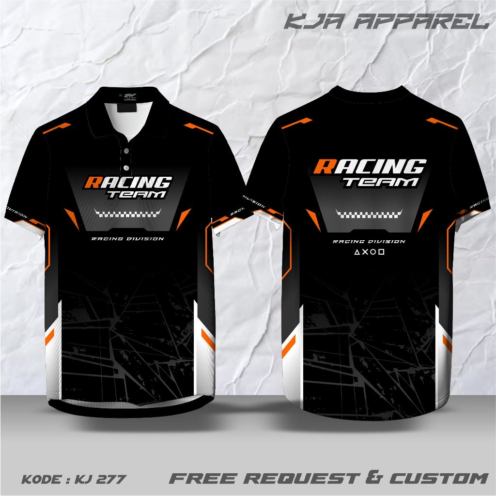 CUSTOM RACING JERSEY, REQUEST POLO COLLAR BUTTON V-NECK COLLAR O-NECK COLLAR, UNIT เสื้อยืด, FULLPRI