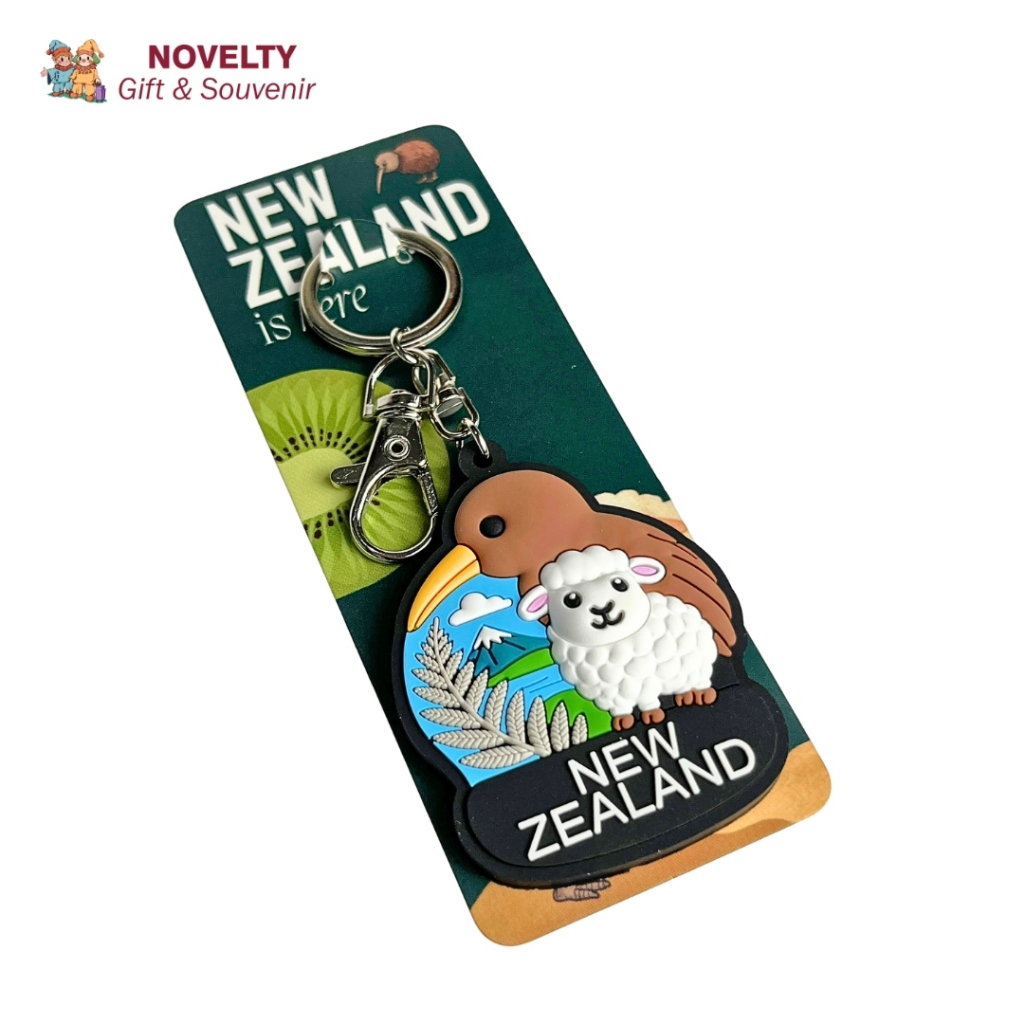 GANTUNGAN NEW ZEALAND พวงกุญแจของที่ระลึกโดยประเทศนิวซีแลนด์