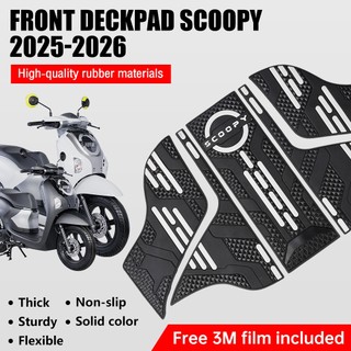 Scoopy Sepeda Motor Depan Dek Karet Bantalan Front Deckpad Rubber Karet Aksesoris Motor Honda Scoopy 2025-2026