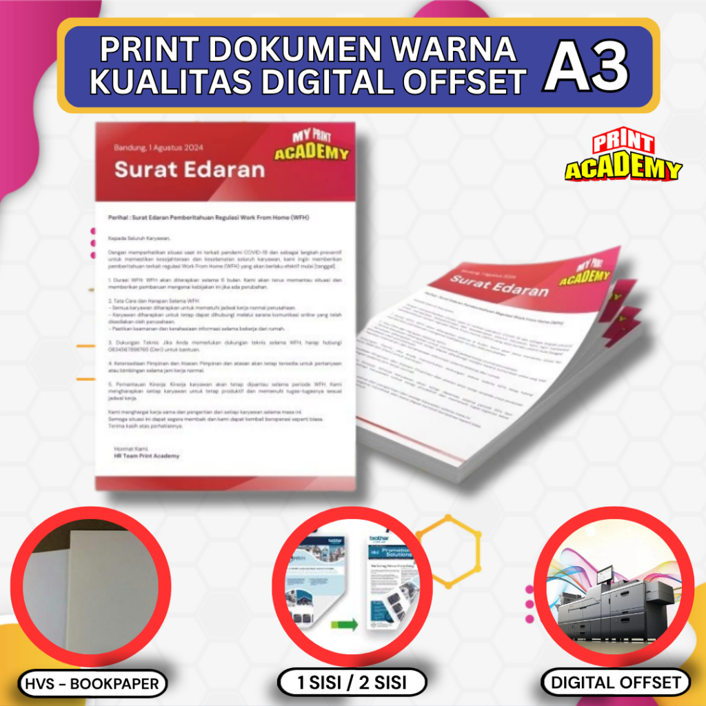 DOCUMENT PRINTING / DOCUMENT PRINTING COLOR DIGITAL QUALITY OFFSET A3