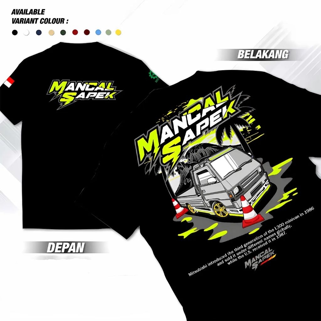Mancal Sapek L300 เสื้อยืด / Mancal Sapek L300 Distro เสื้อผู้ชายและผู้หญิง Distro เสื้อยืด / Mancal