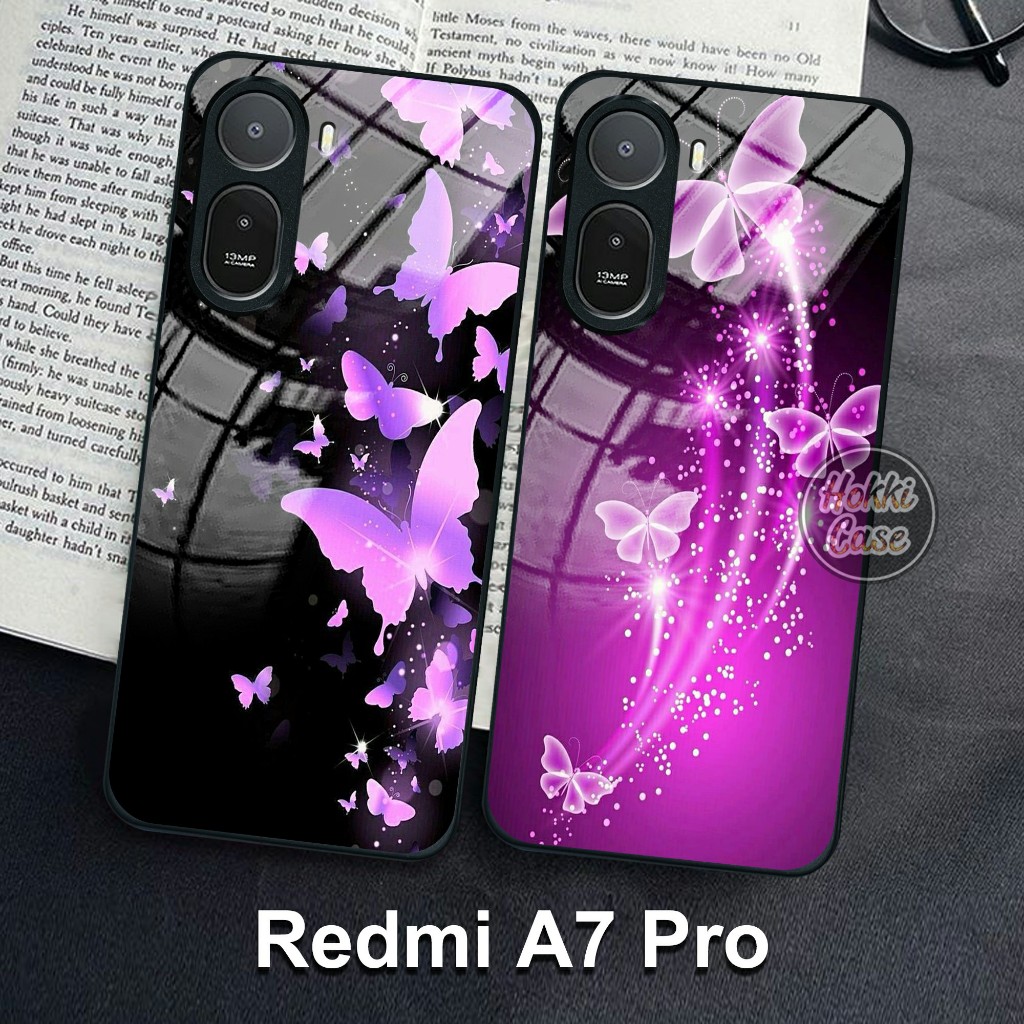 เคส HP Redmi A7 Pro - เคส Redmi A7 Pro Glass Softcase - เคส Redmi A7 Pro - เคสโทรศัพท์ Redmi A7 Pro 