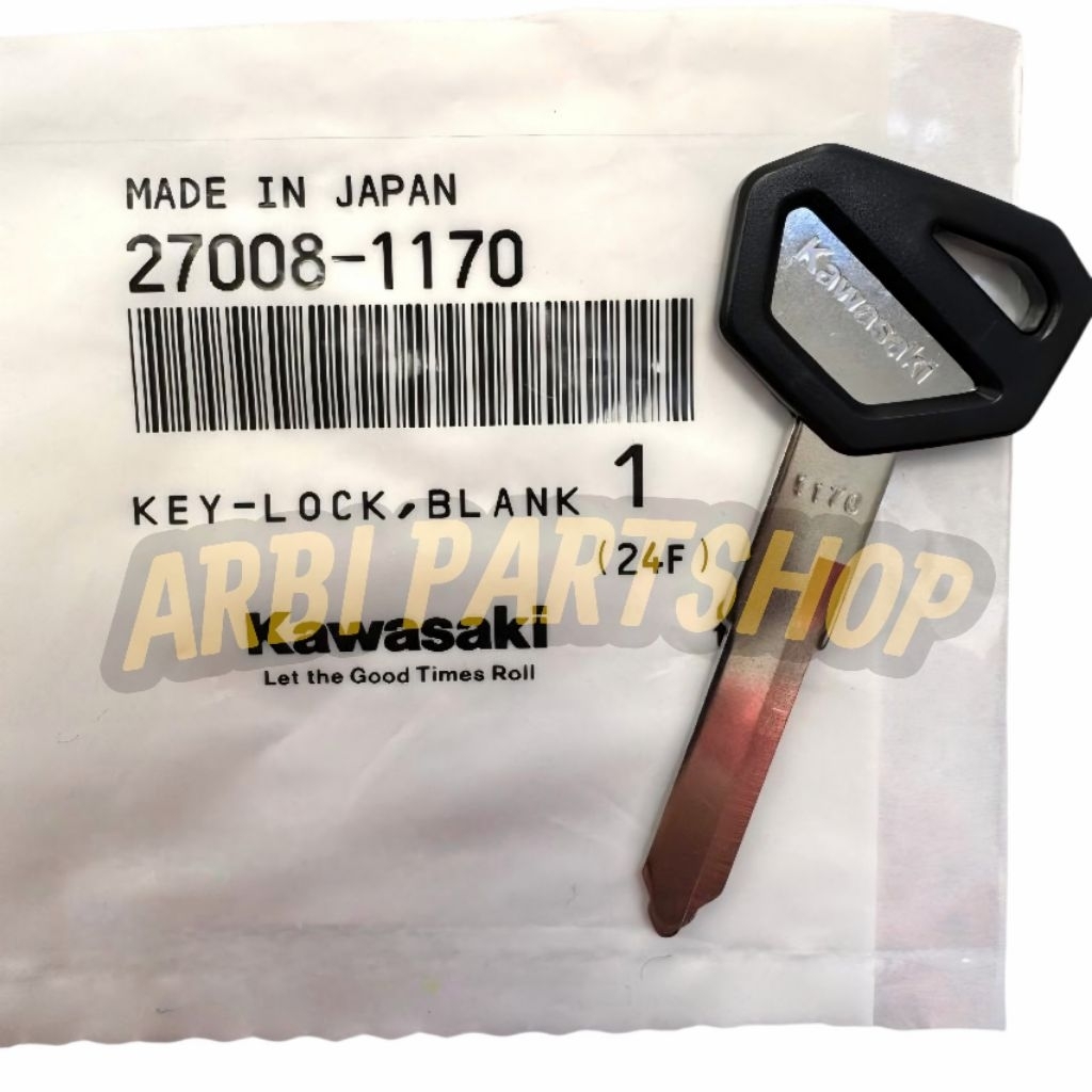 กุญแจล็อคเปล่าอะไหล่วัสดุ Dupikat Klx 250 Klx250 Dtracker250 Original Kawasaki 27008-1170