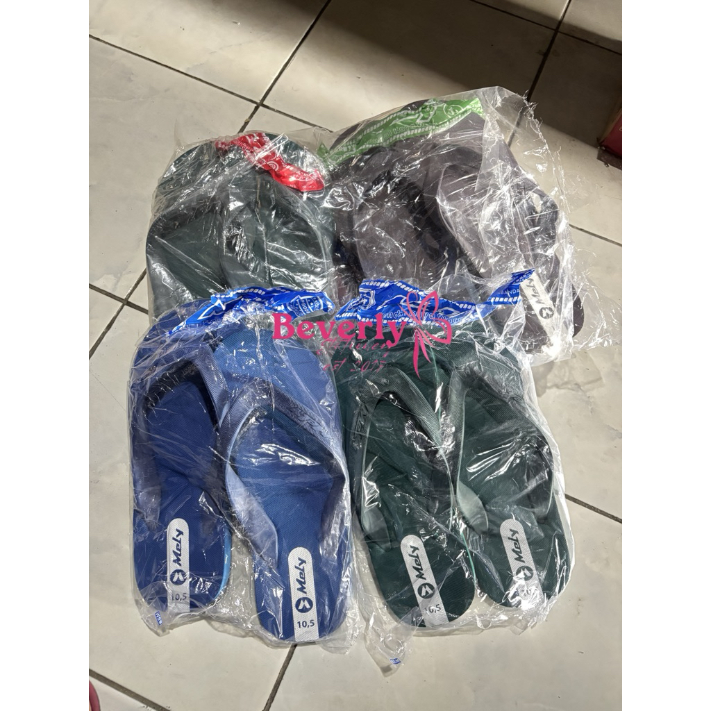 MELLY DO RE MI MENS FLIP-FLIP SANDALS / MELLY DOREMI FLIP-FLIP SANDALS [1 PACK CONTAINS 6 PAIRS]