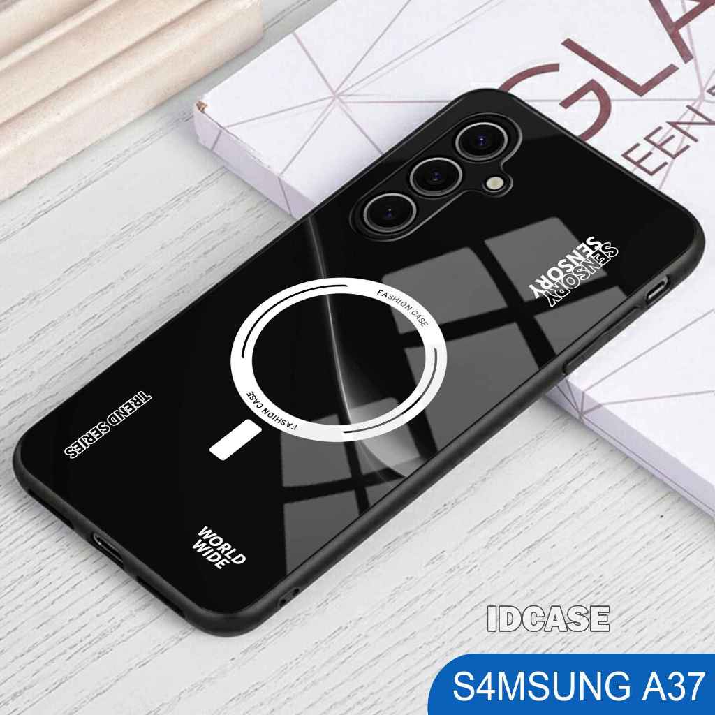 HP Samsung A37 Glitter Glass Softcase - เคสโทรศัพท์ Samsung A37 - K09