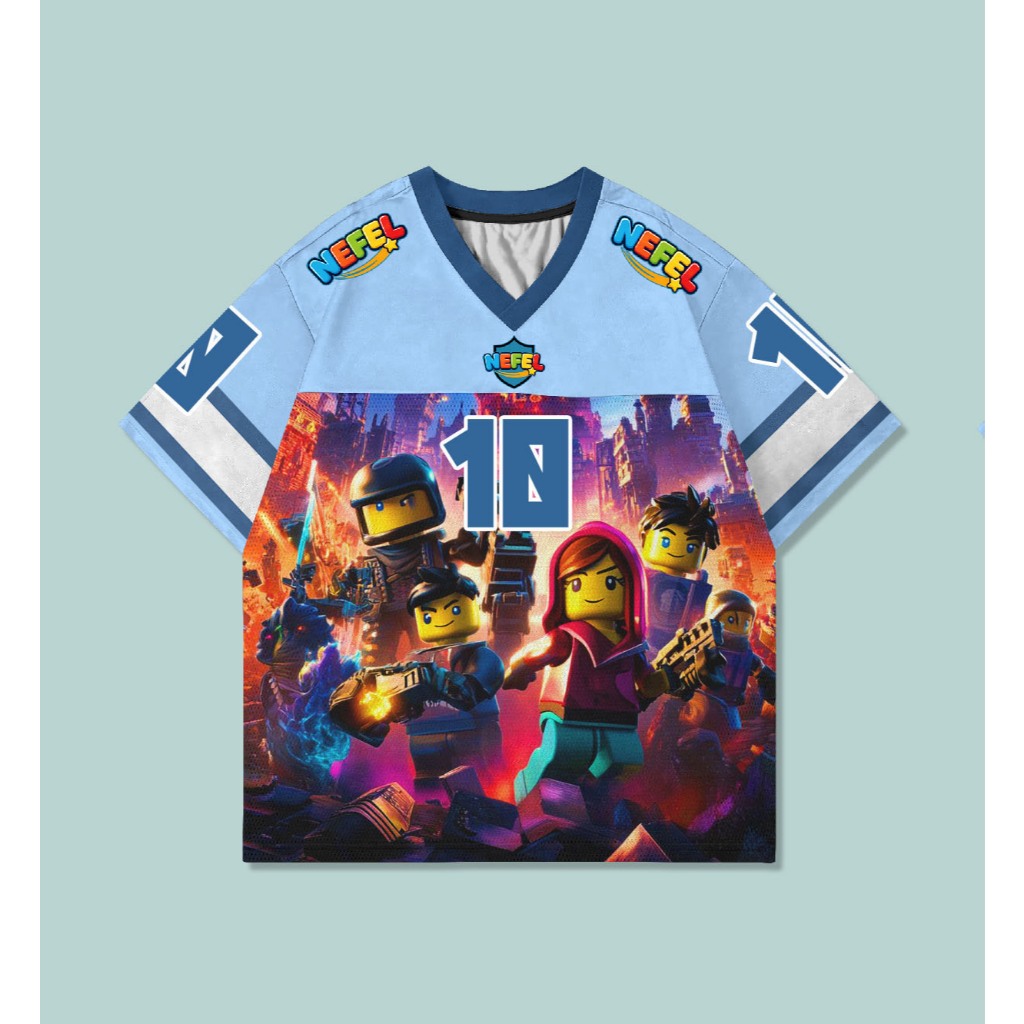 Roblox Game Kids Jersey 3 Printing Premium Kids Custom