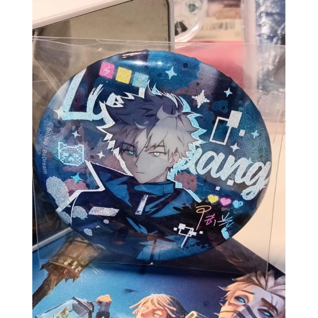 ใหม่ป้ายอย่างเป็นทางการจํานวนจํากัด lu guang SECRET badge 75mm bili bili สินค้า
