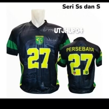 PERSEBAYA THICK PRINTING DRY FIT JERSEY FOOTBALL TOP BB 50-85 KG