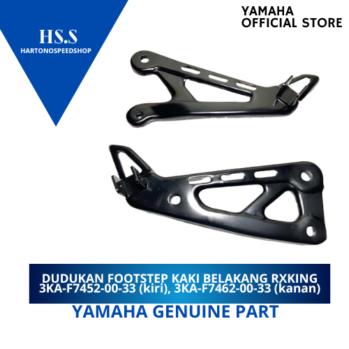 RXKING REAR FOOTSTEP MOUNT 3KA-F7452-00-33 (ซ้าย), 3KA-F7462-00-33 (ขวา) BLACK YAMAHA FOOTSTEP BRACK