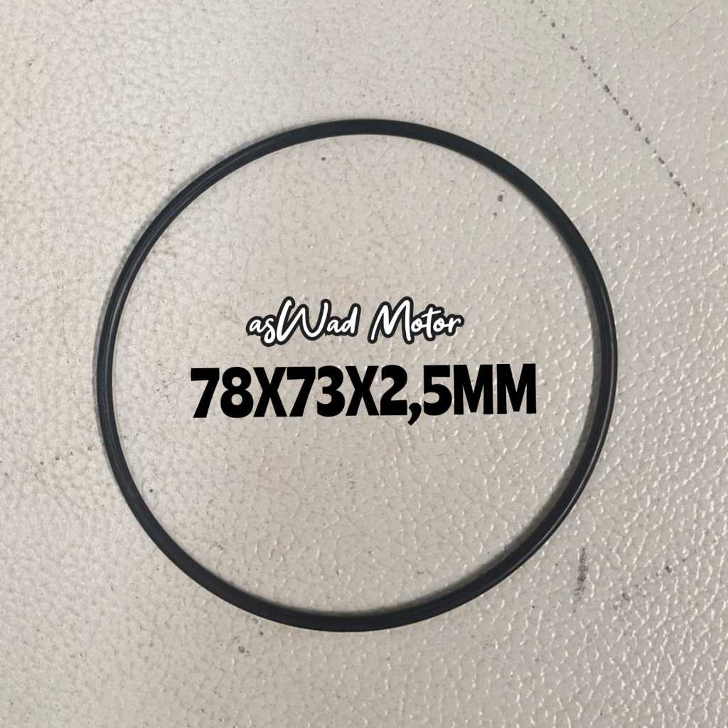 (10 ชิ้น) Oring เส้นผ่านศูนย์กลาง 78x73x3.5 มม. / ซีล Oring / ยาง Oring / Universal Oring Seal ขายส่
