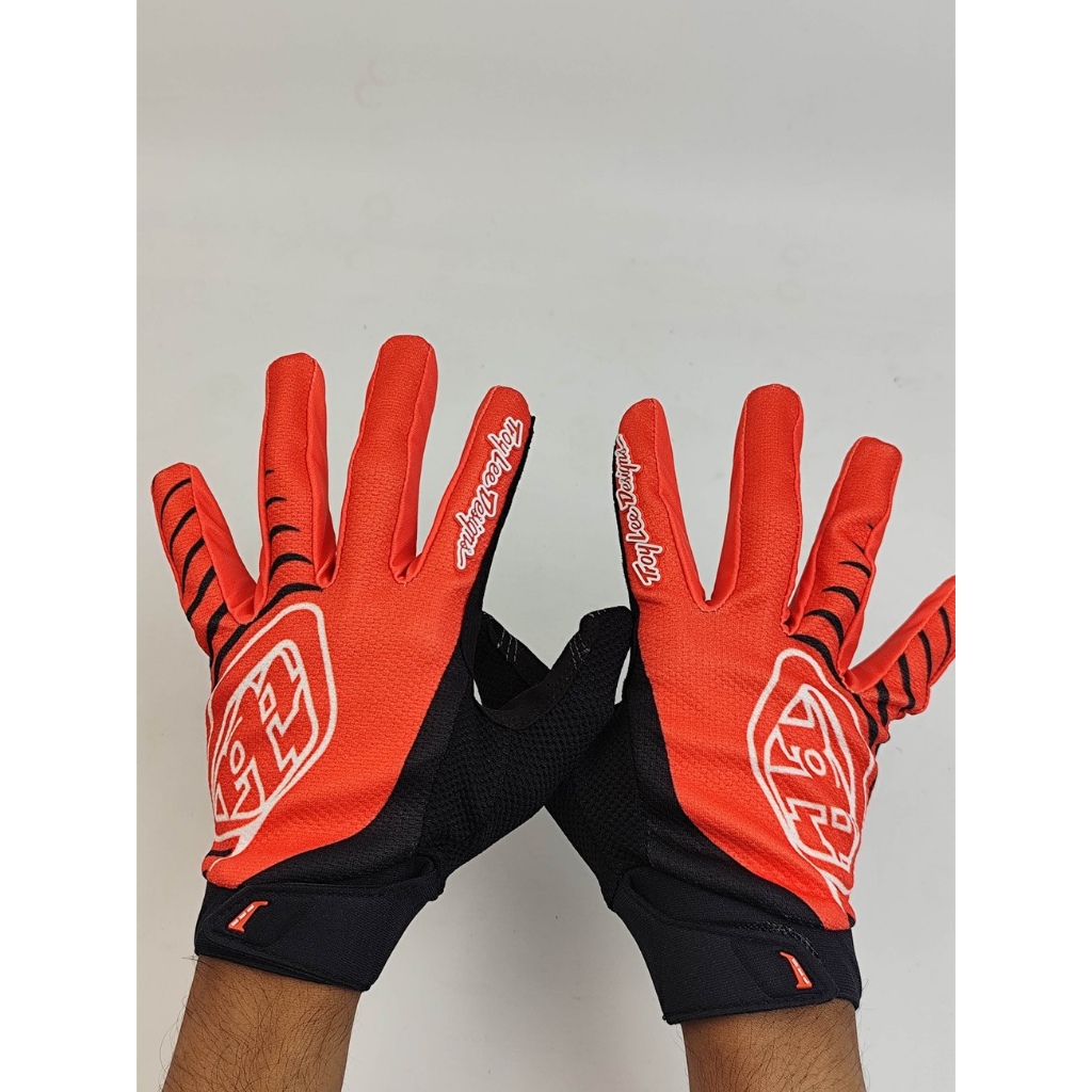Troy Lee Designs ถุงมือ TLD GP Pro Mono Orange ถุงมือ TLD ดั้งเดิม