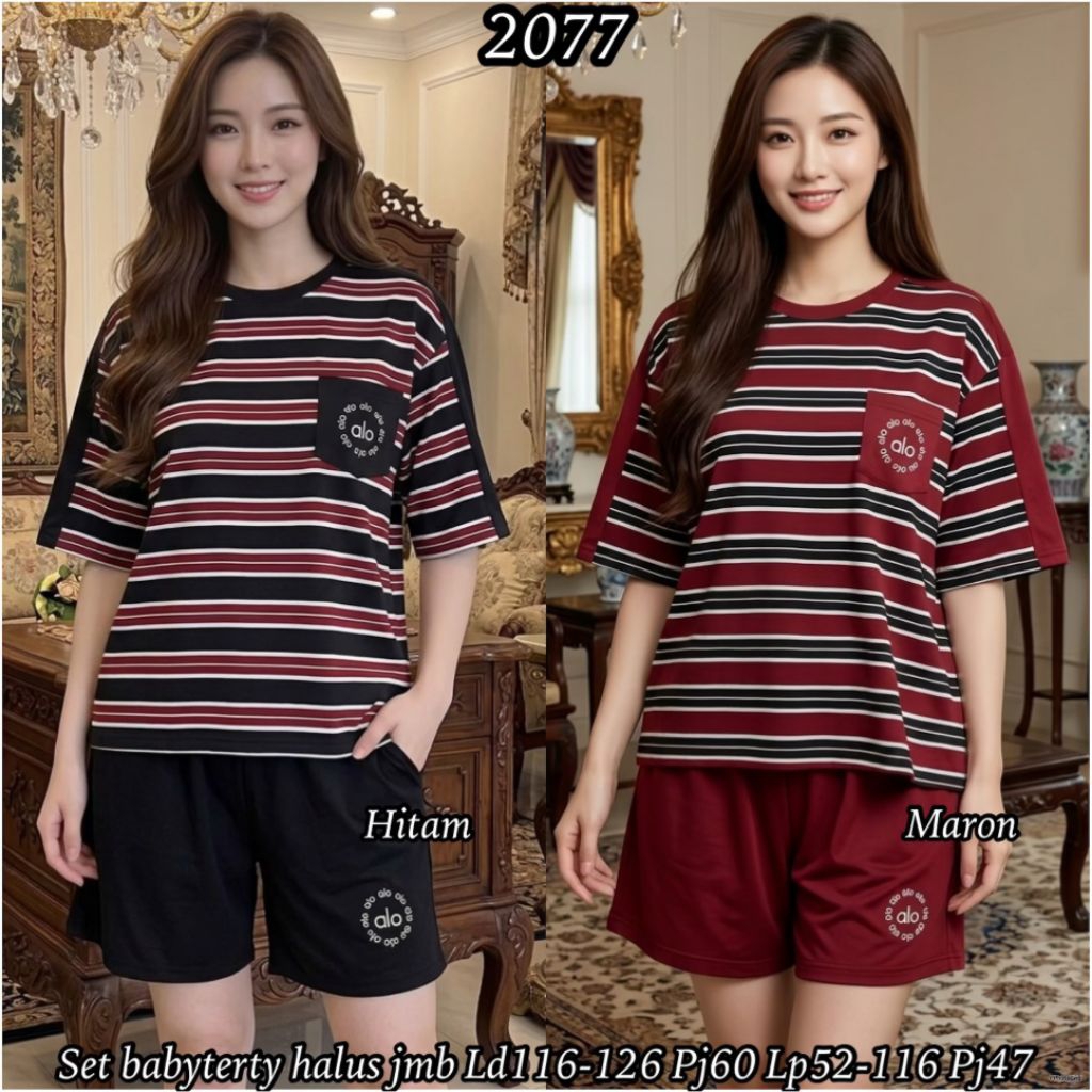 2077 - 2035 ชุดสูทผู้หญิง babyterry
