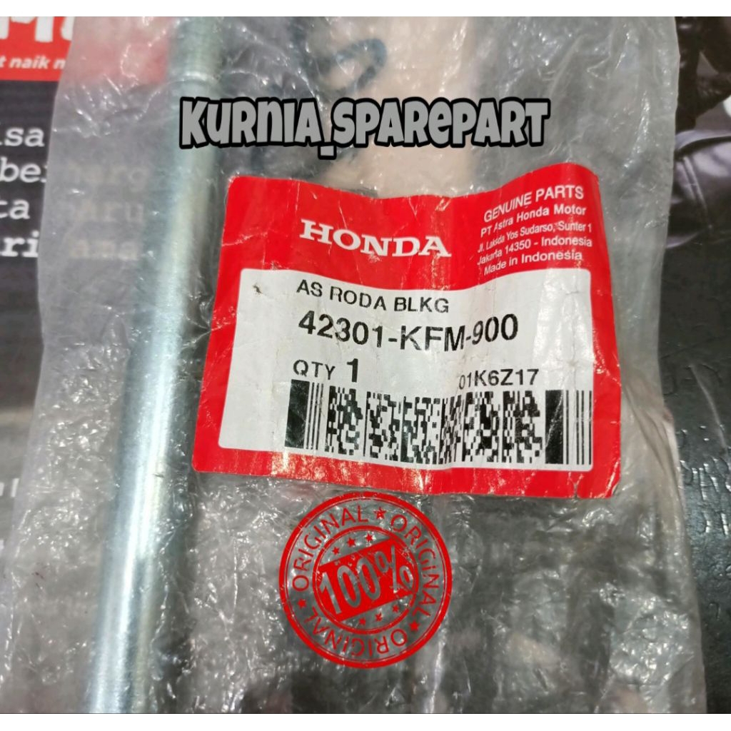 เพลาหลัง Suprafit เพลาหน้า scoopy 12" 42301-KFM-900