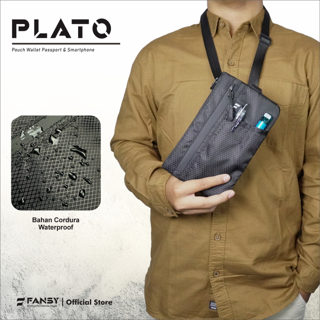 แฟนๆ | Plato mini Pouch Wallet Passport สมาร์ทโฟน กระเป๋าสตางค์มัลติฟังก์ชั่น ผลิตจากวัสดุกันน้ํา