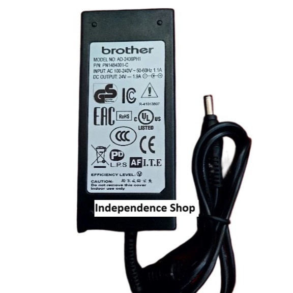 อะแดปเตอร์เหมาะสําหรับ Brother ADDS 2200 24V 1.9A Scanner รุ่น: AD-2436PHi