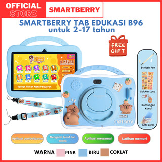 SMARTBERRY KIDS STUDY TAB B89 Plus / B93 / B95 / B96 4/128GB  / Tablet Anak / Hadiah Anak / 7 Inch / PC / Android 13 / 2 Camera